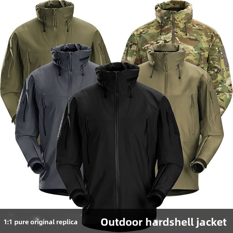 Men's Outdoor Hardshell Jacket - Outdoor Sport Windbreaker ulasan dan harga