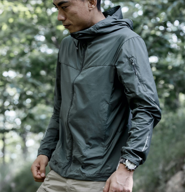 FSTAR-Men's Breathable Sun Pro - Outdoor Sport Windbreaker ulasan dan harga