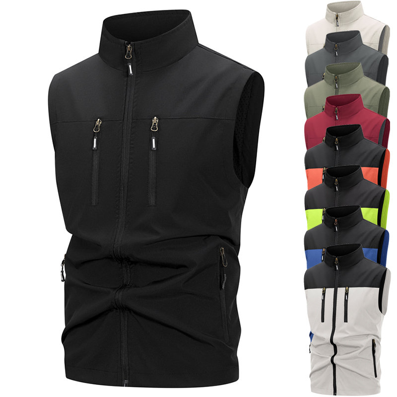 Men's Lightweight Softshell Ve - Outdoor Sport Windbreaker ulasan dan harga