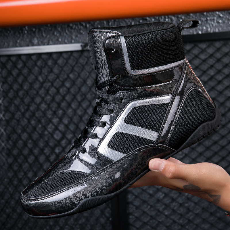 Men New Wrestling Shoes Combat - Outdoor Sport Brand Shoes ulasan dan harga
